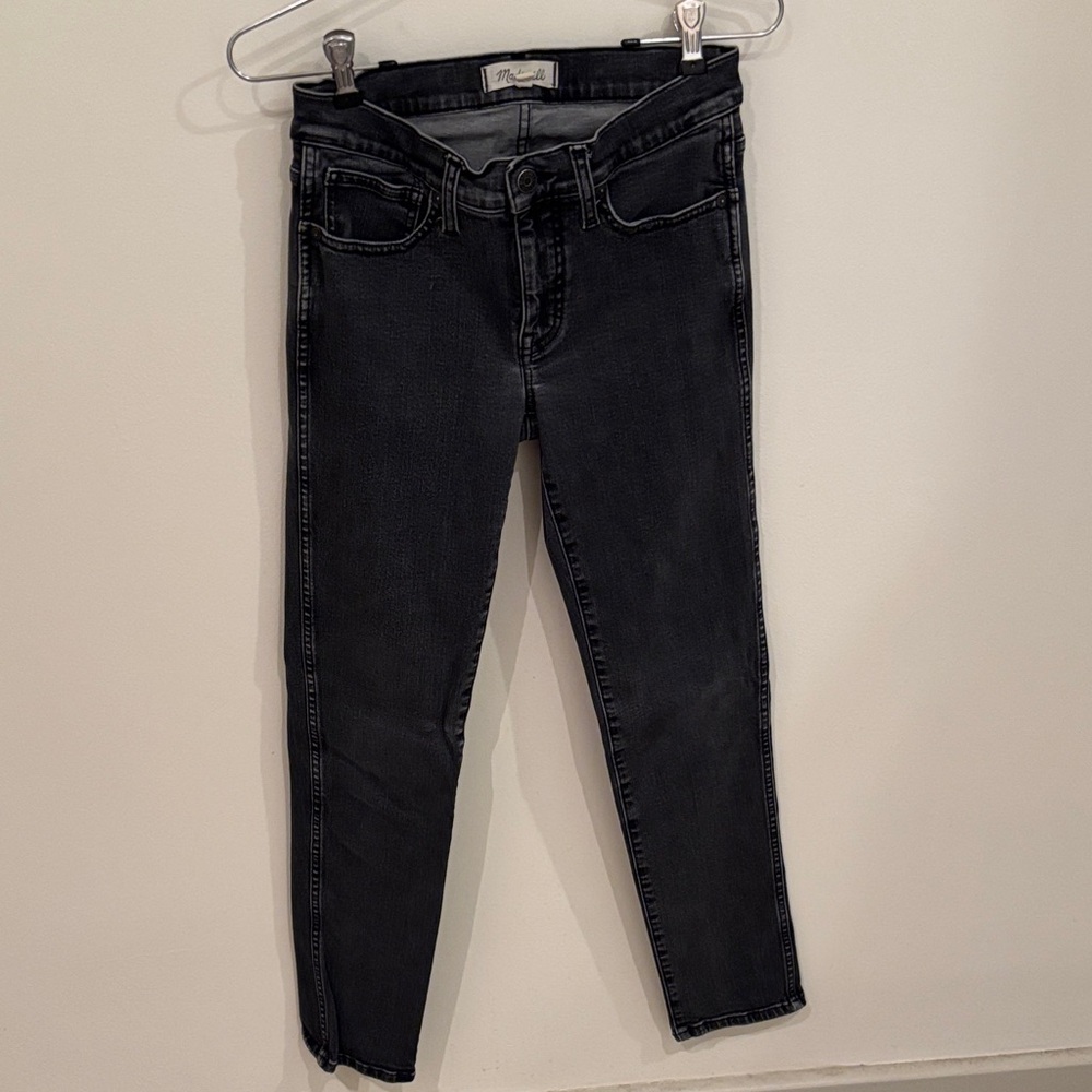 Women's Madewell Dark Grey Straight Jeans